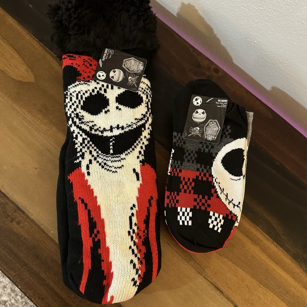 Disney Tim Burton's The Nightmare Before Christmas 30th Anniversary Sock Bundle
